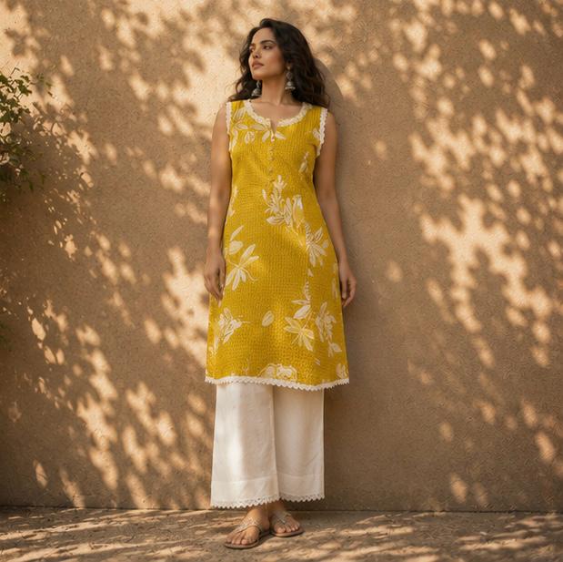 MADHVI HALF LENGTH KURTI