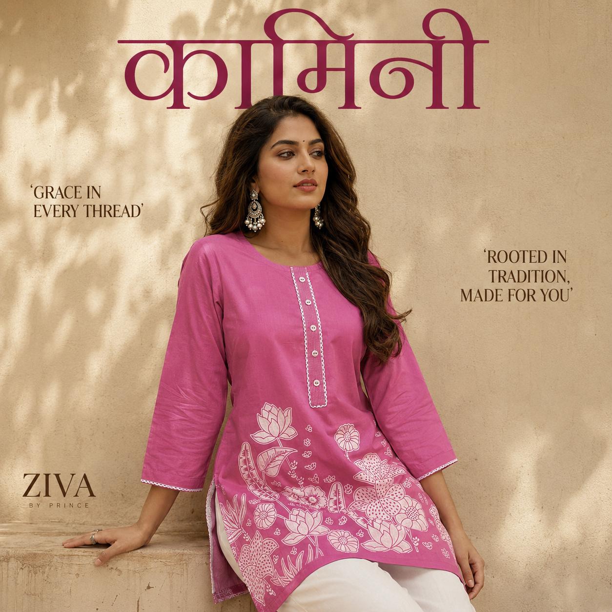 KAMINI HALF LENGTH KURTI