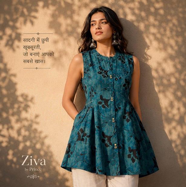 SUMMER ZIVA SHORT KURTI