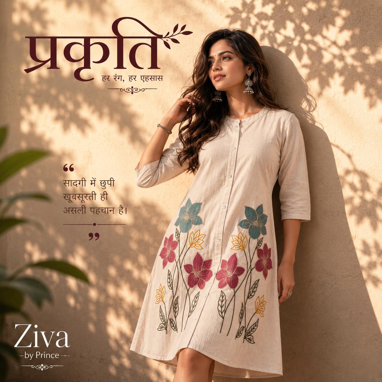 PRAKURTI HALF LENGTH KURTI