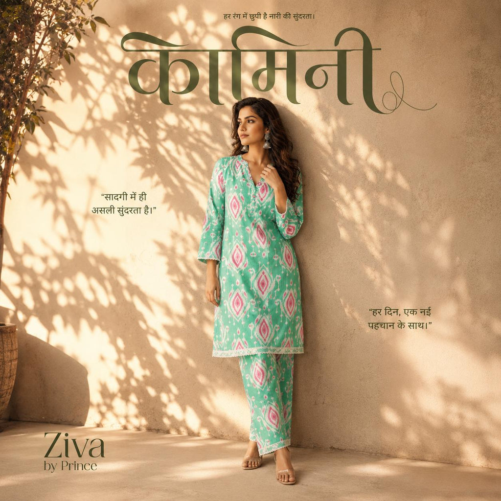 KAMINI COTTON CO-ORD SET