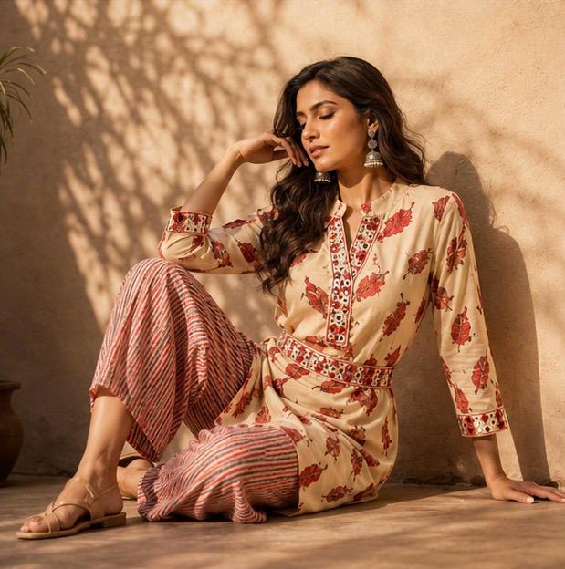 TARANGINI MAL COTTON CO-ORD SET