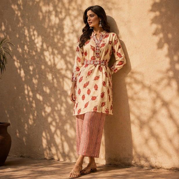 TARANGINI MAL COTTON CO-ORD SET