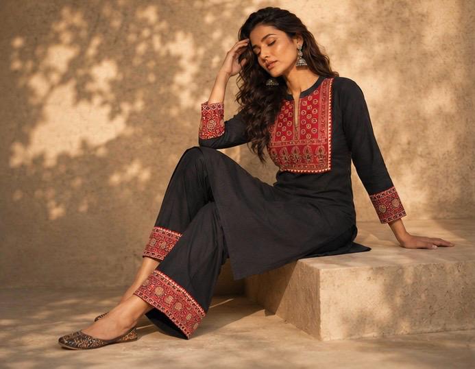 AAVNIRA COTTON CO-ORD SET