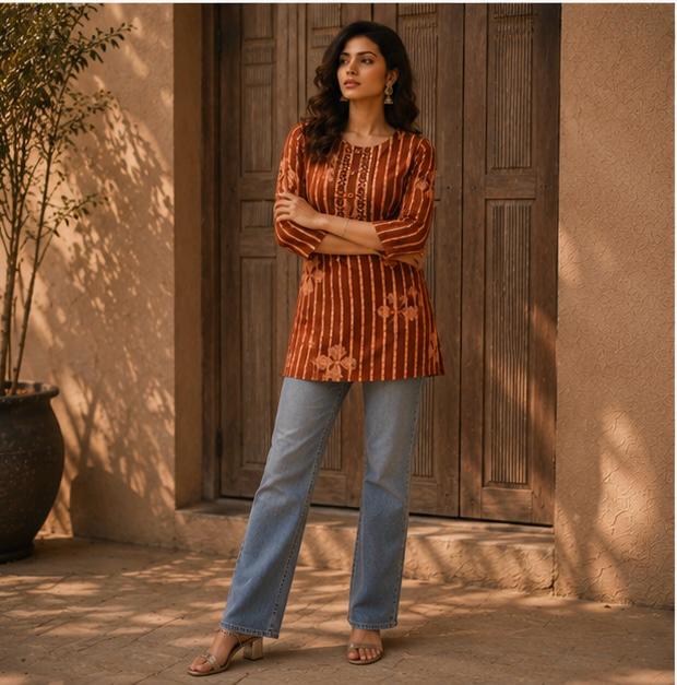 SAVRANT HALF LENGTH KURTI